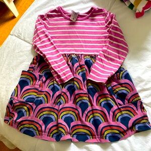 Hanna Andersson 3T rainbow dress with pockets
